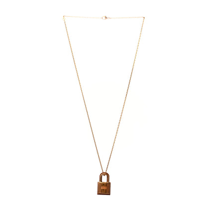 Hermes Swift Small O'Kelly Pendant Necklace Gold 3 of 6