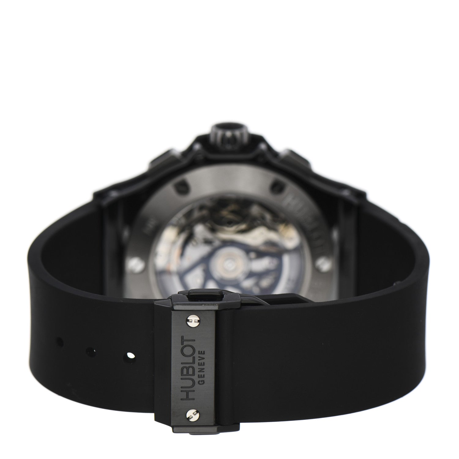 Hublot Ceramic Tungsten Rubber 44mm Big Bang Ice Bang Chronograph Automatic Watch Black 301.CK.1140.RX 3 of 5
