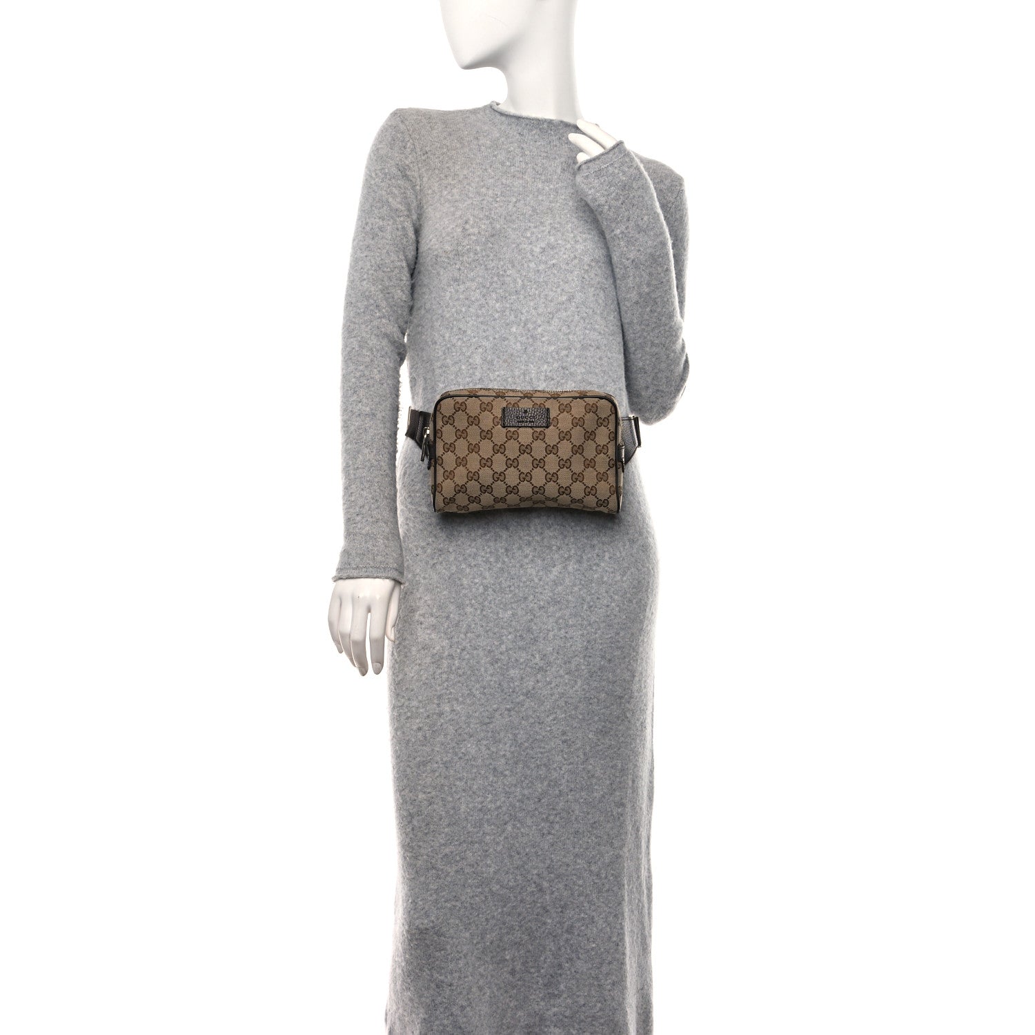 Gucci Monogram Belt Bag Dark Brown 3 of 10