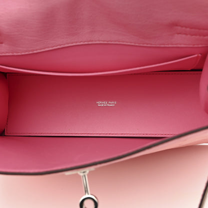 Hermes Ostrich Kelly Danse II Belt Bag Rose Bubblegum 5 of 12