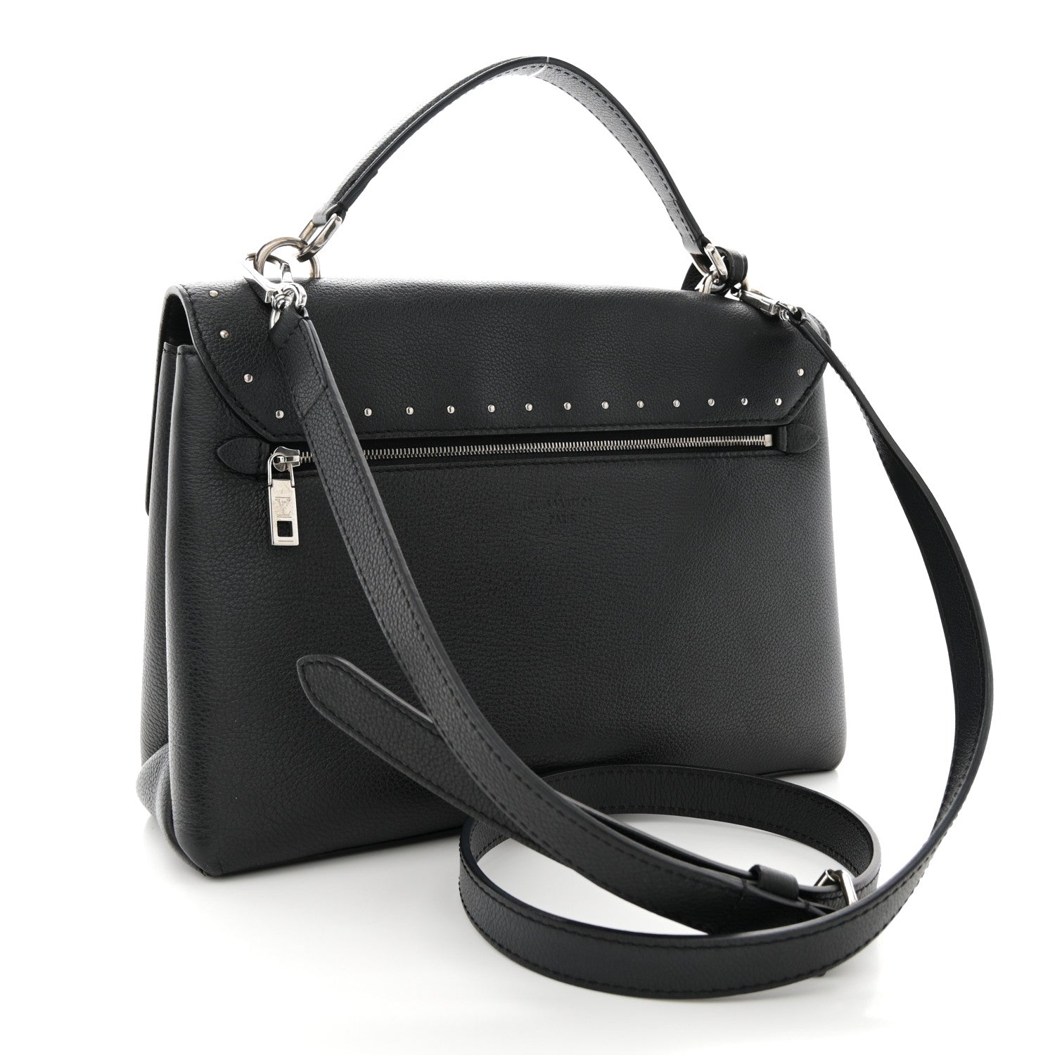 Louis Vuitton Soft Calfskin My Lockme Studs Black 3 of 14