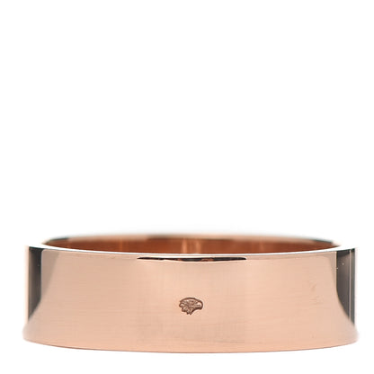 Hermes 18K Rose Gold Diamond PM H D'Ancre Ring 53 6.25 3 of 5