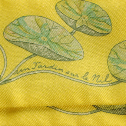 Hermes Silk Un Jardin Sur Le Nil Twilly Scarf Jaune 5 of 6