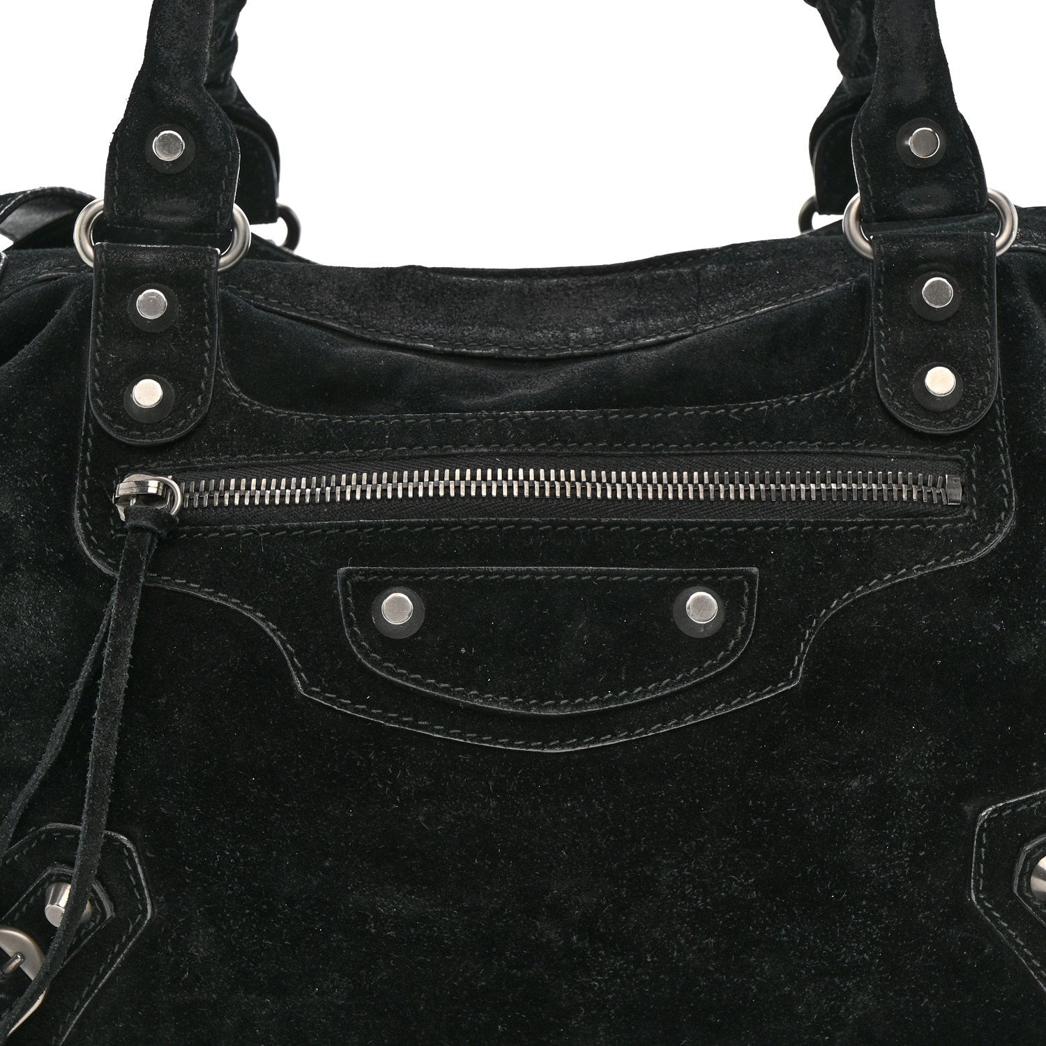 Balenciaga Baby Daim Suede Classic Hardware Town Black 9 of 19