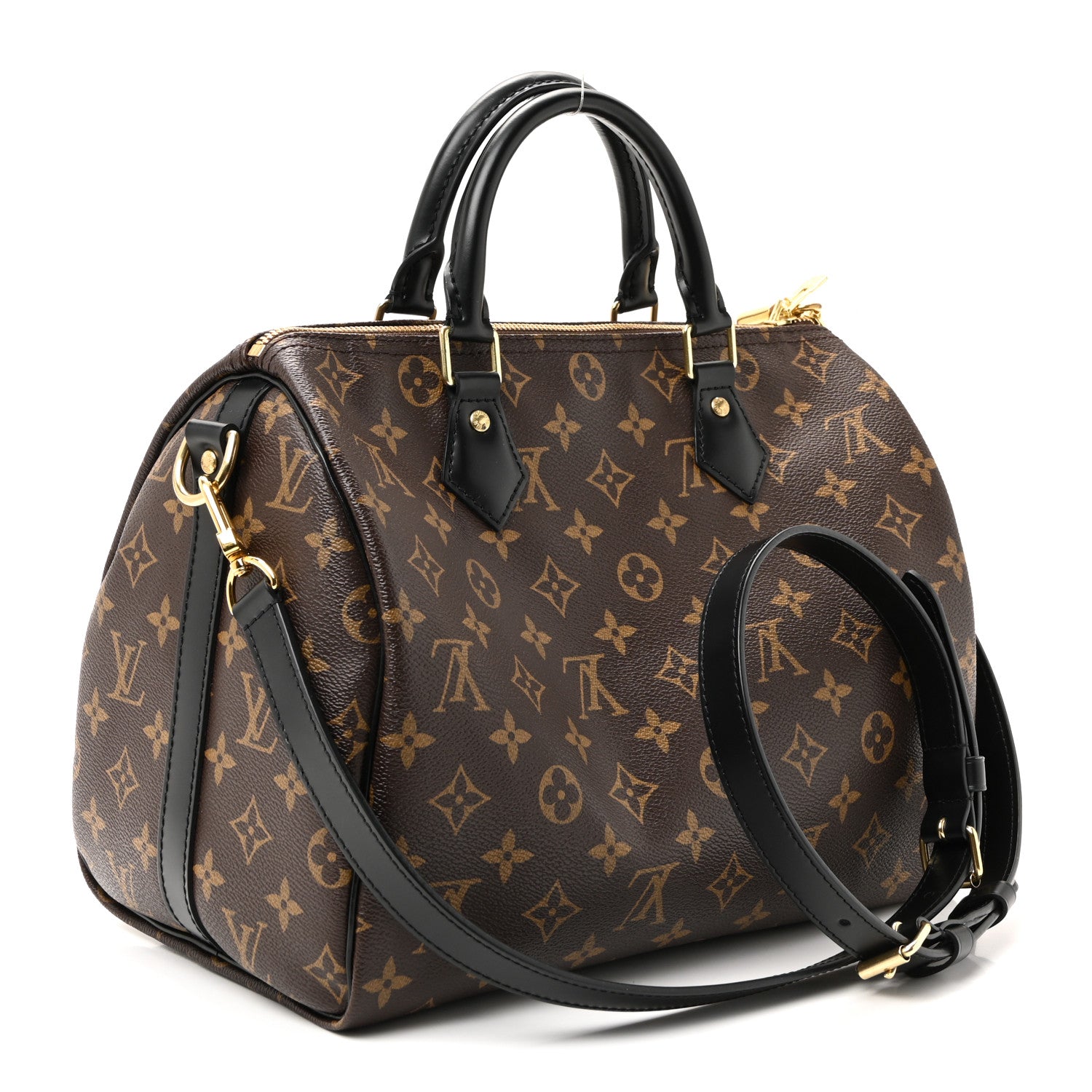 Louis Vuitton Monogram My World Tour Speedy Bandouliere 30 Black 3 of 10