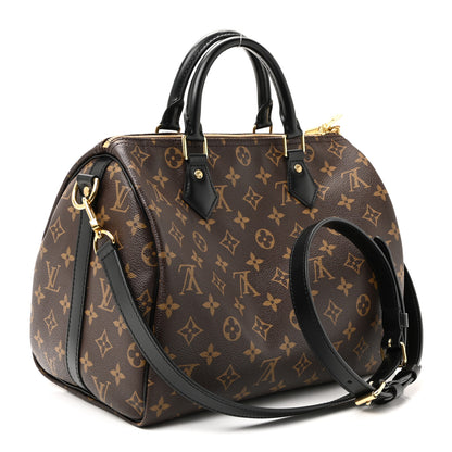 Louis Vuitton Monogram My World Tour Speedy Bandouliere 30 Black 3 of 10