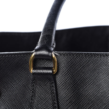 Prada Saffiano Lux Large Tote Black 19 of 21