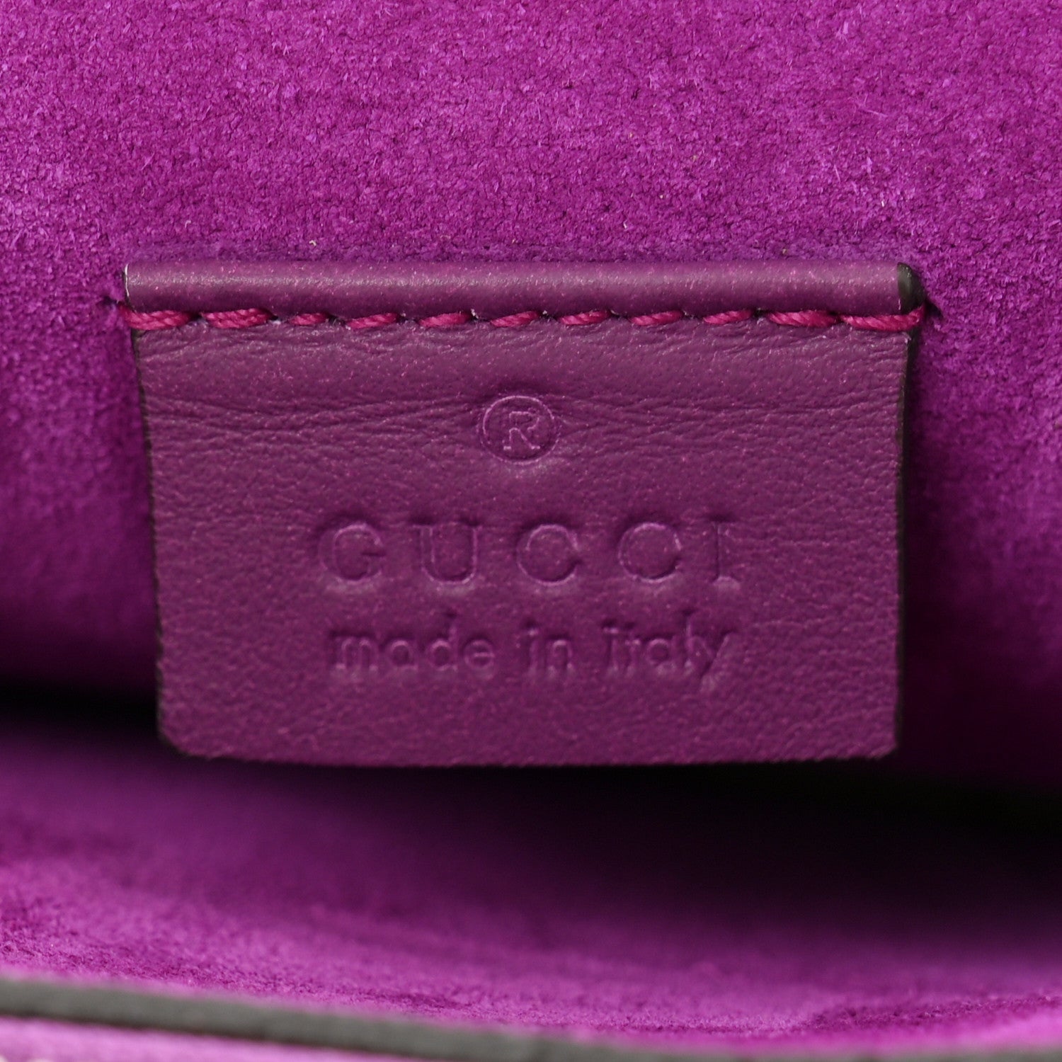 Gucci GG Supreme Monogram Suede Small Dionysus Shoulder Bag Purple 7 of 11