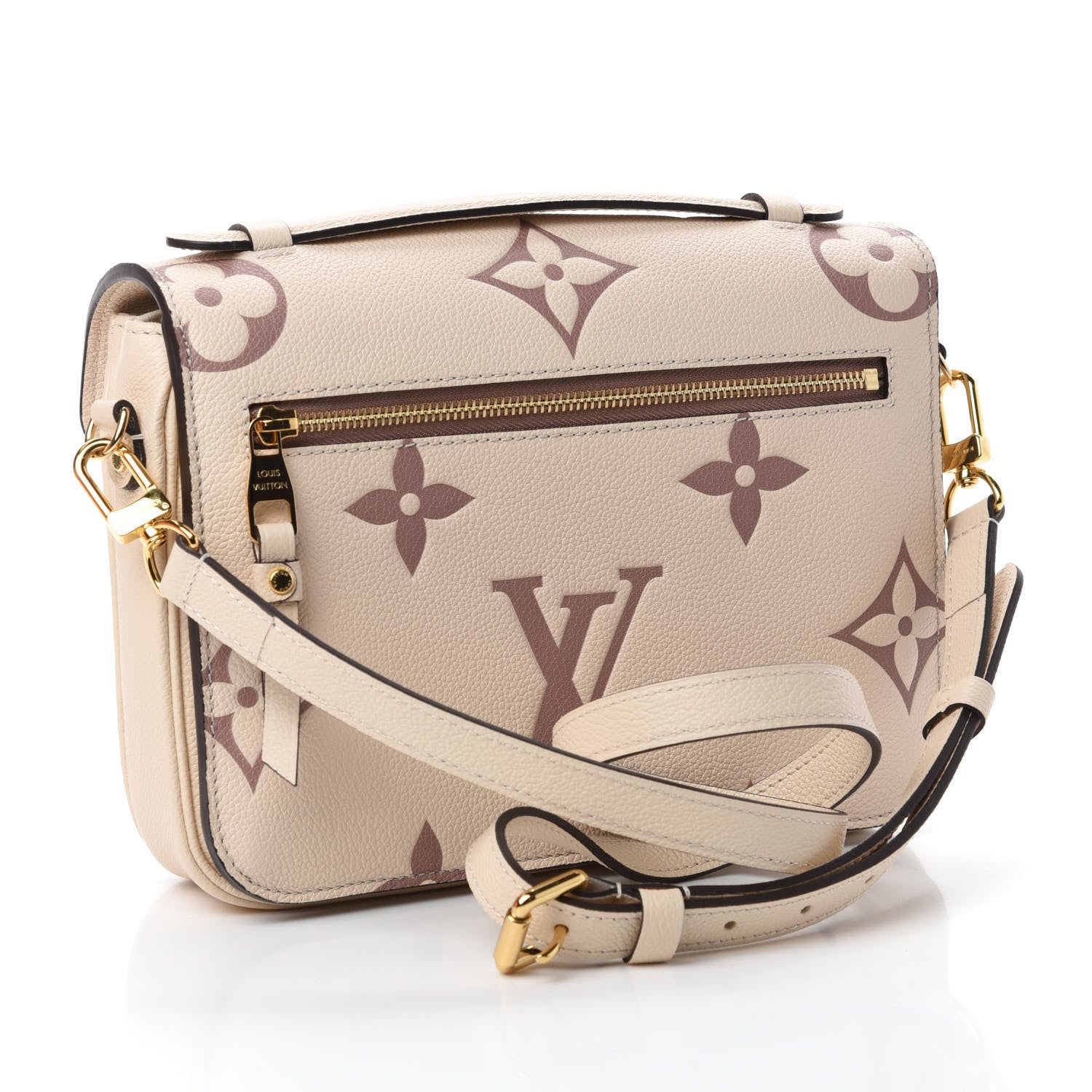 Louis Vuitton Empreinte Monogram Giant Pochette Metis Creme Bois De Rose 3 of 11