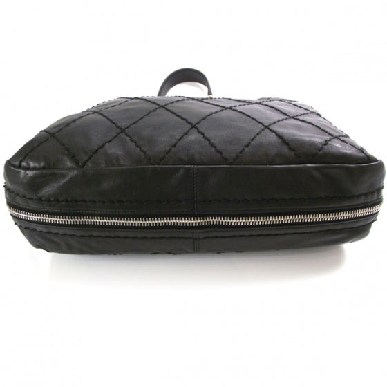 Chanel Lambskin Expandable Stitched Tote Black 4 of 14