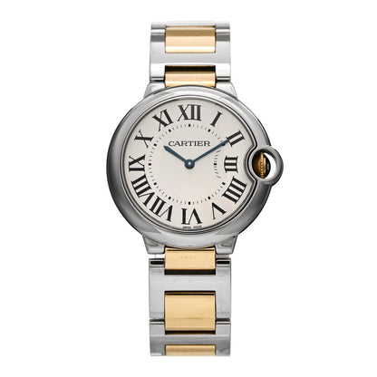 Cartier Stainless Steel 18K Yellow Gold 36mm Ballon Bleu De Cartier Quartz Watch 1 of 4