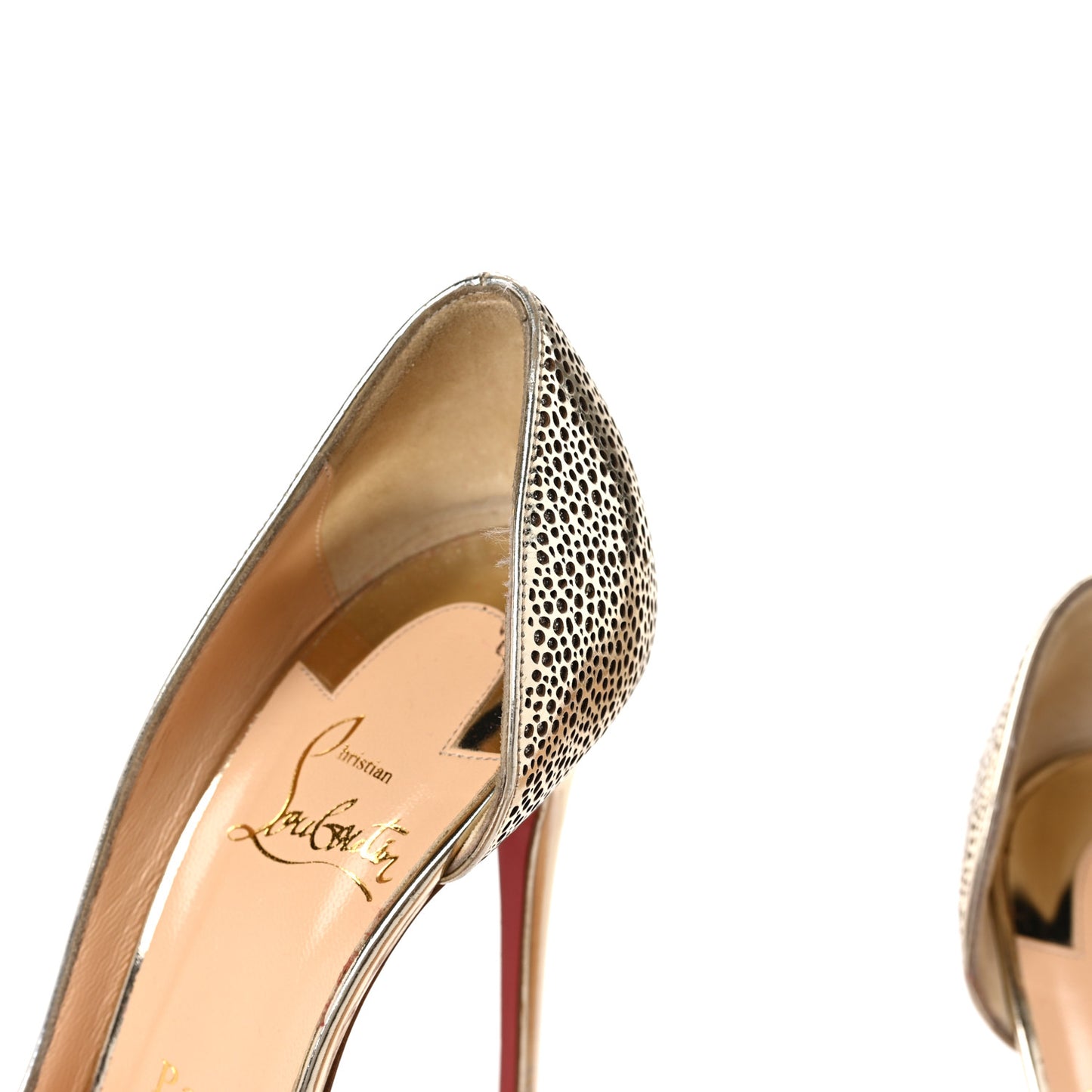 Patent Glitter Galupump 100 Pumps 37 Light Gold Ivory