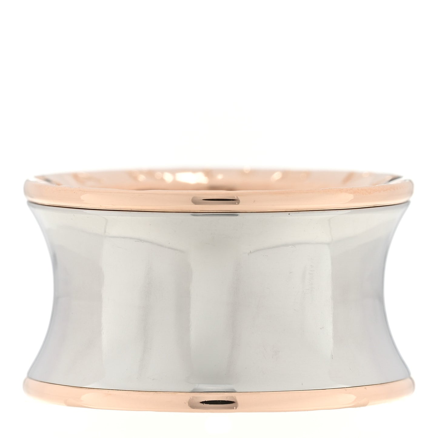 Stainless Steel 18K Rose Gold Anish Kapoor B.Zero1 Ring 54 6.75