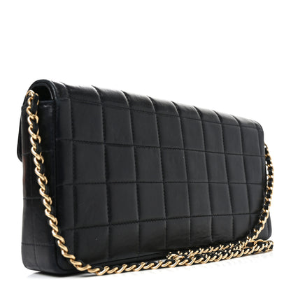 Chanel Lambskin East West Chocolate Bar Flap Black 3 of 10