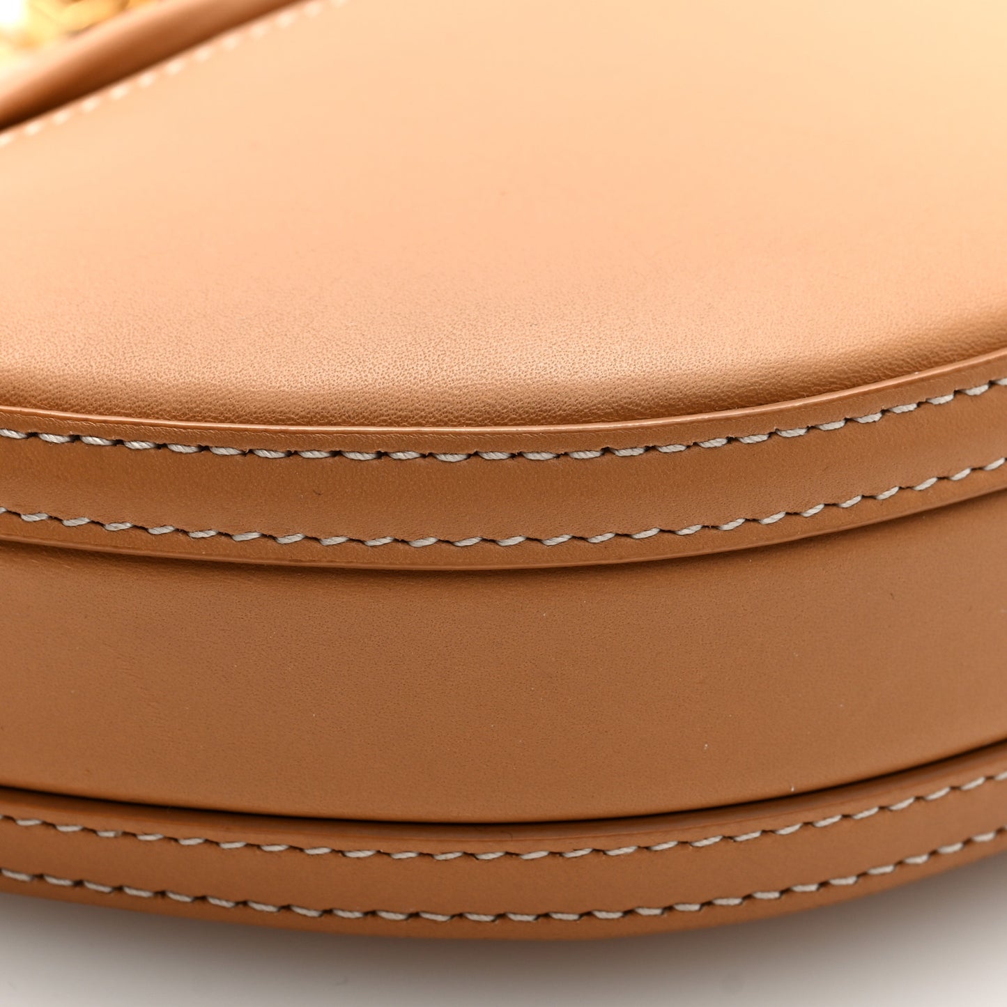Calfskin Mini Olympia Chain Shoulder Bag Warm Sand
