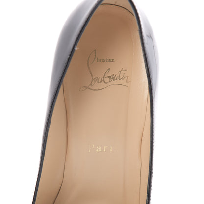 Christian Louboutin Patent Decollete 554 85 Pumps 37 Black 6 of 12
