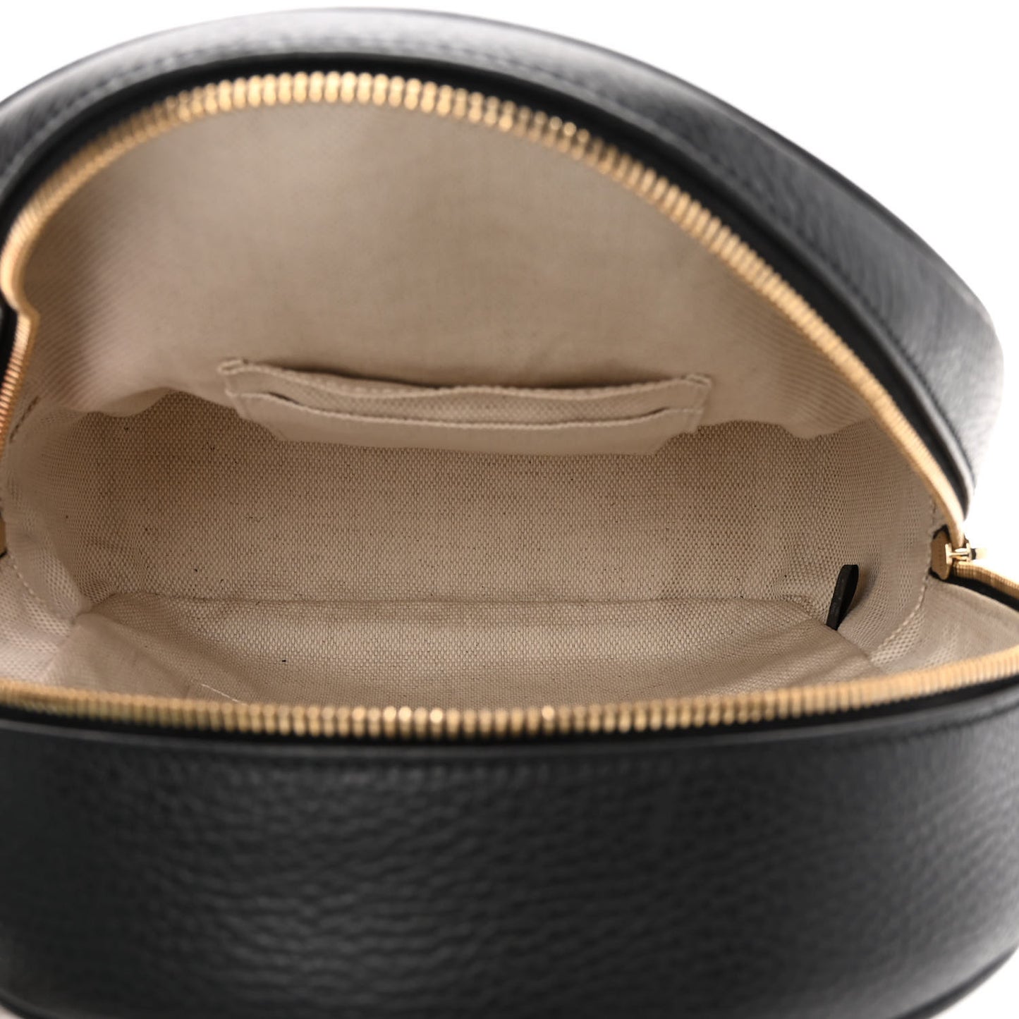 Pebbled Calfskin Soho Chain Backpack Black