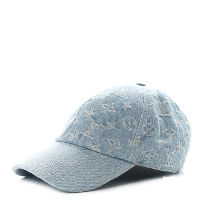 Louis Vuitton Monogram Denim Cap Blue 1 of 8