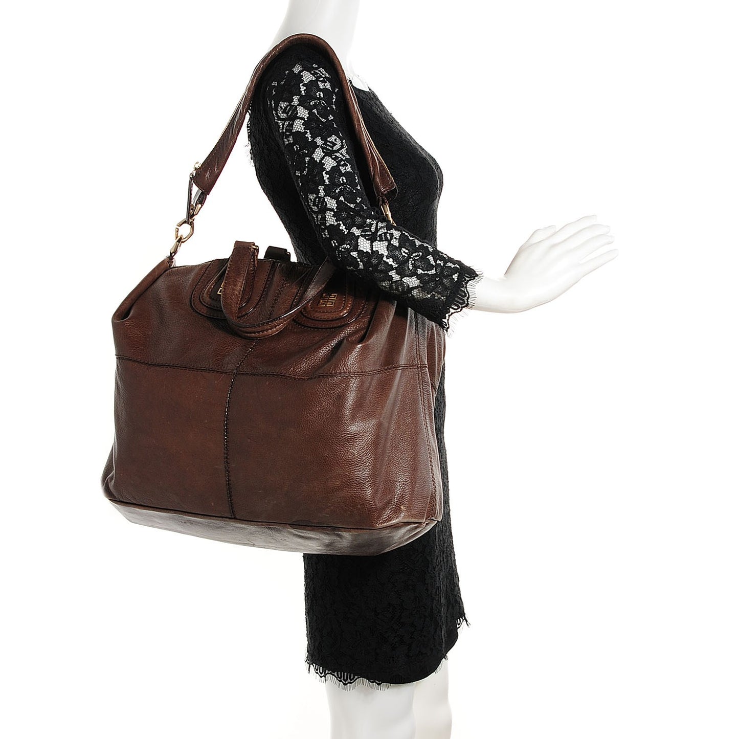 Calfskin Large Nightingale Dark Brown