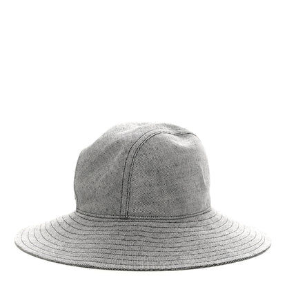 Hermes Linen Cotton Colette Bucket Hat 57 Black 1 of 8