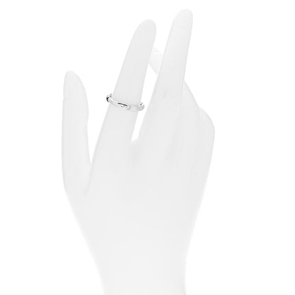 Tiffany Platinum Diamond Elsa Peretti Band Ring 52 6 2 of 6