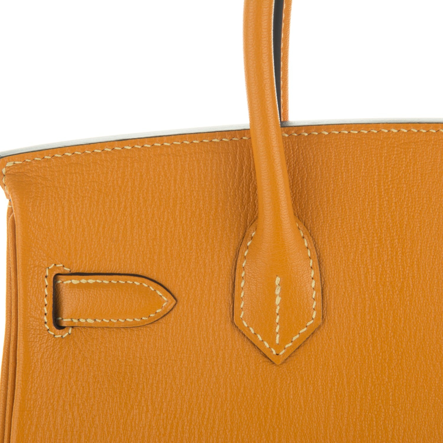 Hermes Chevre Mysore Horseshoe Birkin 30 Curry Raisin 15 of 23