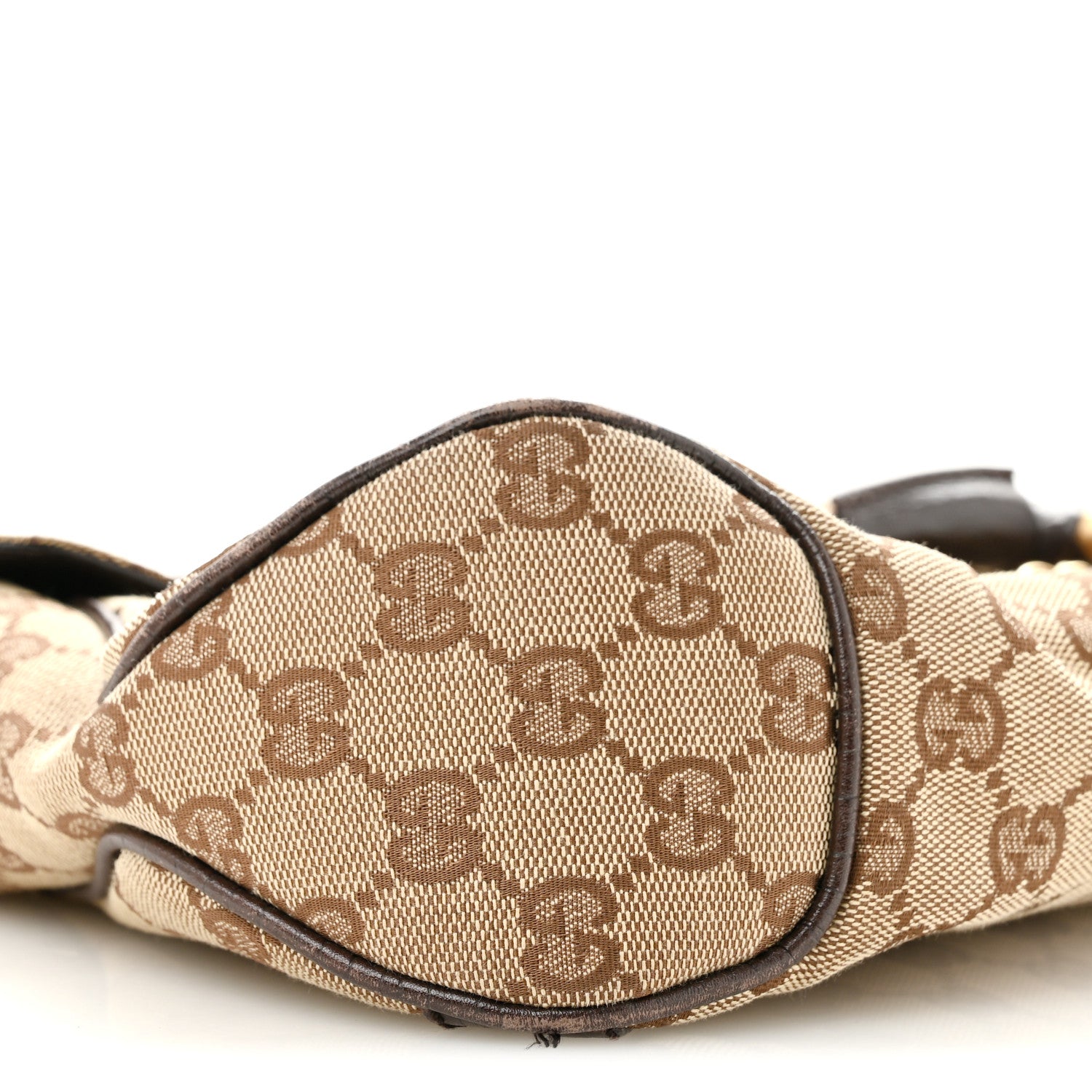 Gucci Monogram Horsebit Chain Flap Shoulder Bag Brown 9 of 14