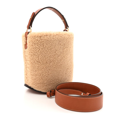 Delvaux Teddy Calfskin Mini Pin Daily Surpique Bucket Natural 2 of 10