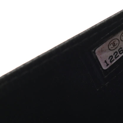 Chanel Patent Calfskin Lucky Symbols Yen Wallet Black 8 of 12