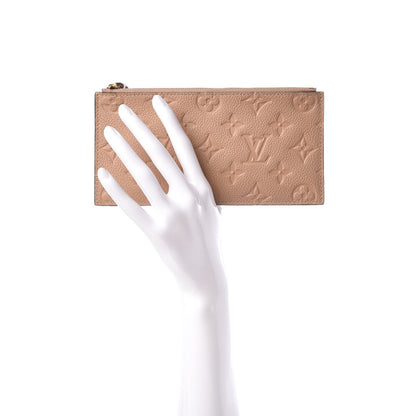 Louis Vuitton Empreinte Felicie Chain Wallet Zippered Insert Papyrus 2 of 6