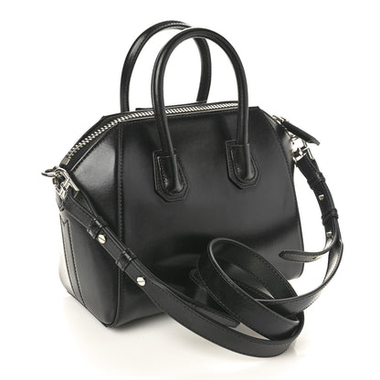 Givenchy Shiny Lord Calfskin Mini Antigona Black 2 of 10