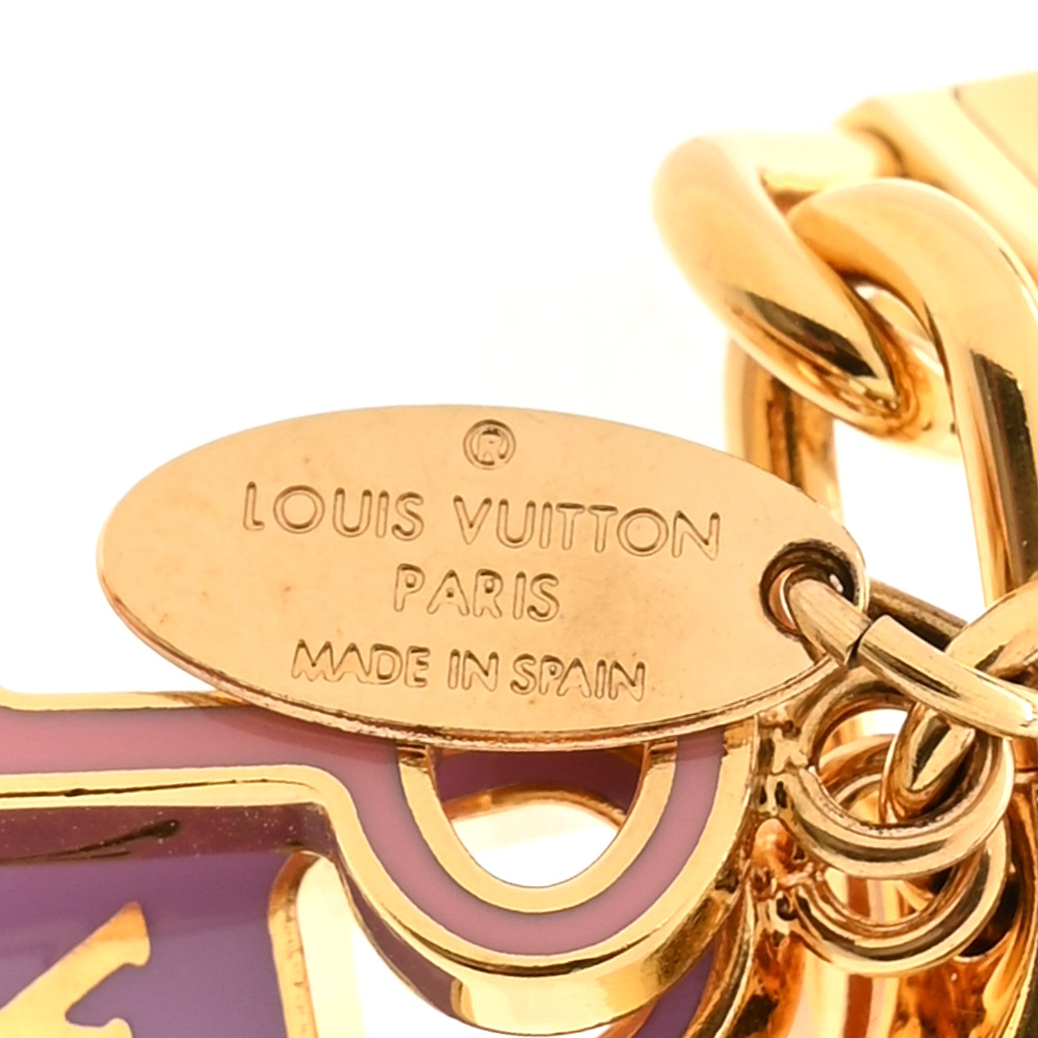 Louis Vuitton Monogram Multicolor Luck It Bracelet 19 White 5 of 7