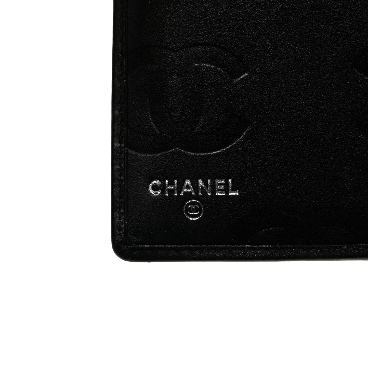 Chanel Calfskin Quilted Cambon Yen Wallet Black 6 of 9