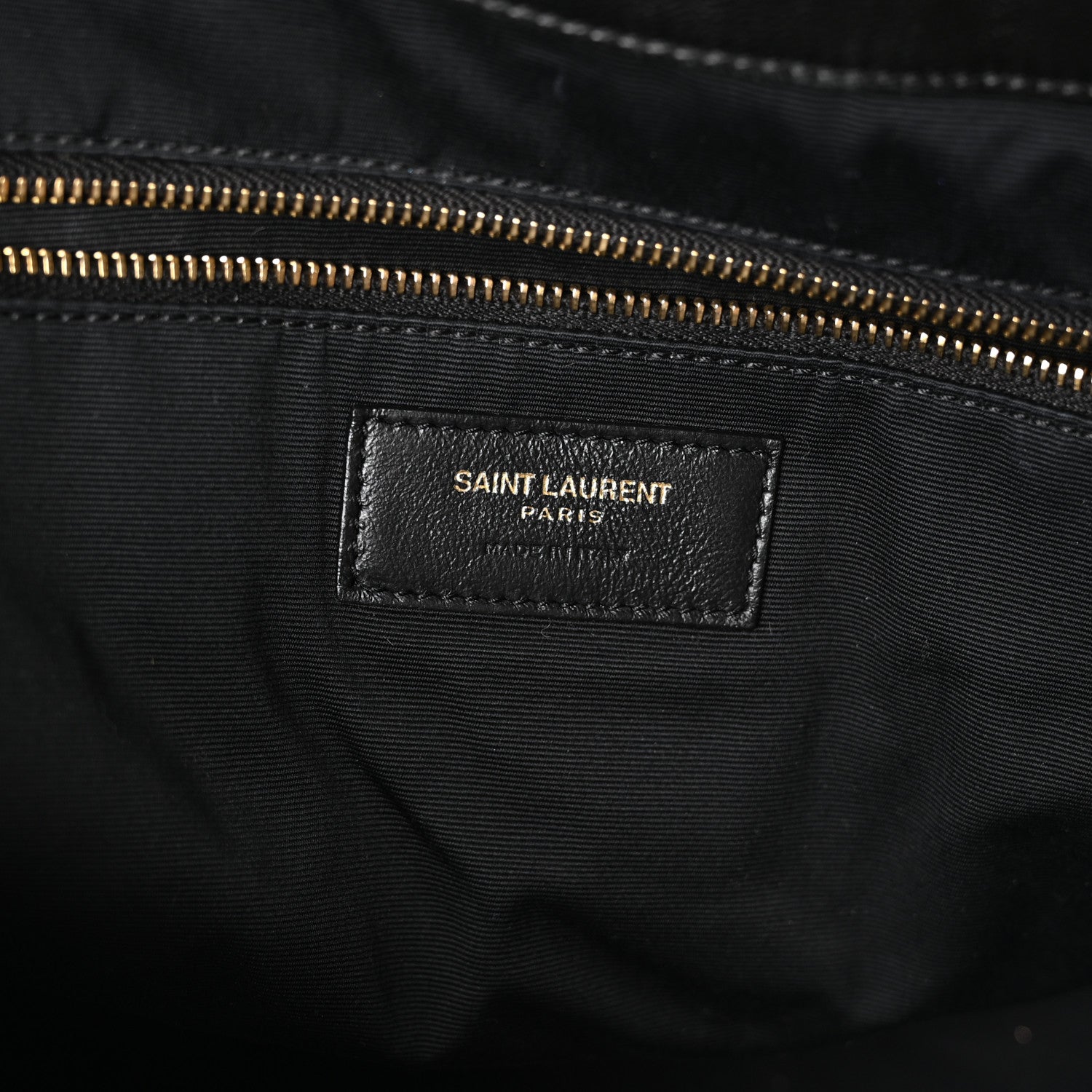 Saint Laurent Lambskin Quilted Maxi Icare Shopping Tote Black 5 of 9