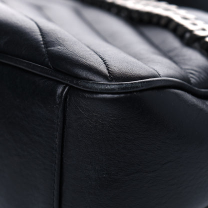 Saint Laurent Calfskin Y Quilted Monogram Loulou Shoulder Bag Black 8 of 10