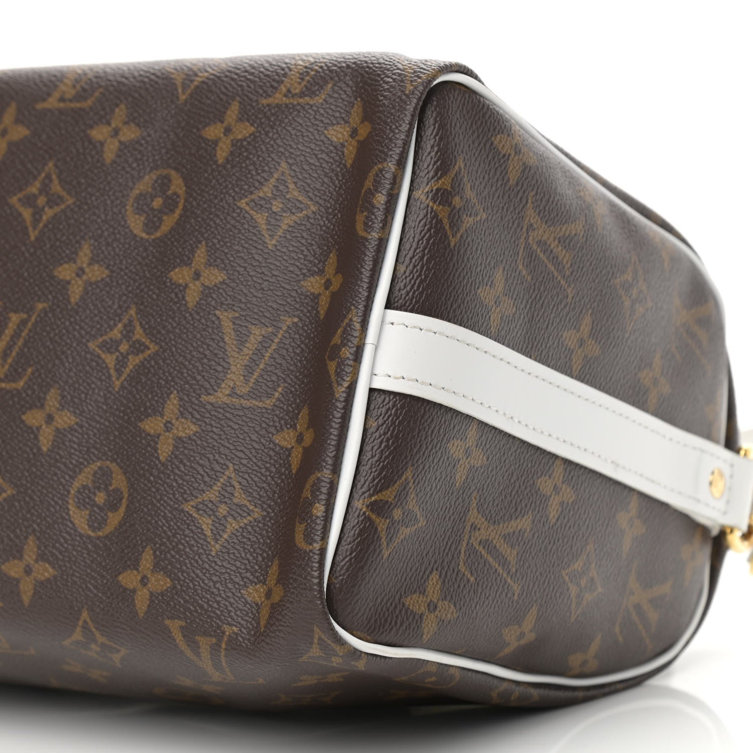 Louis Vuitton Monogram LV Match Speedy Bandouliere 25 White 10 of 13