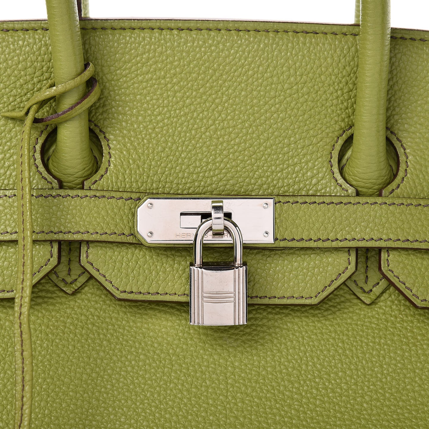 Togo Birkin 35 Vert Anis