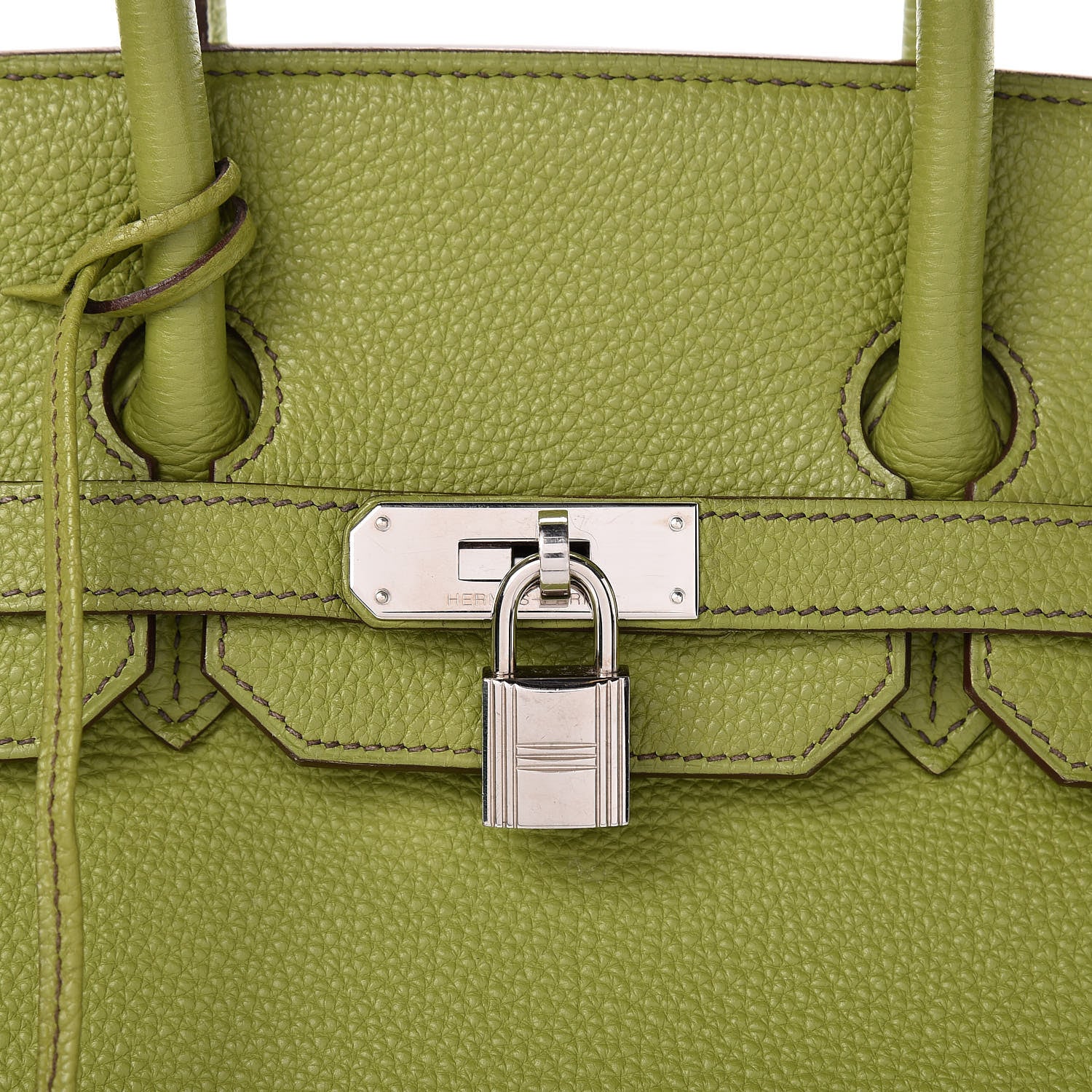 Hermes Togo Birkin 35 Vert Anis 31 of 53