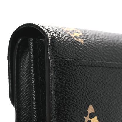 Louis Vuitton Monogram Giant Jungle Sarah Wallet Black 9 of 9