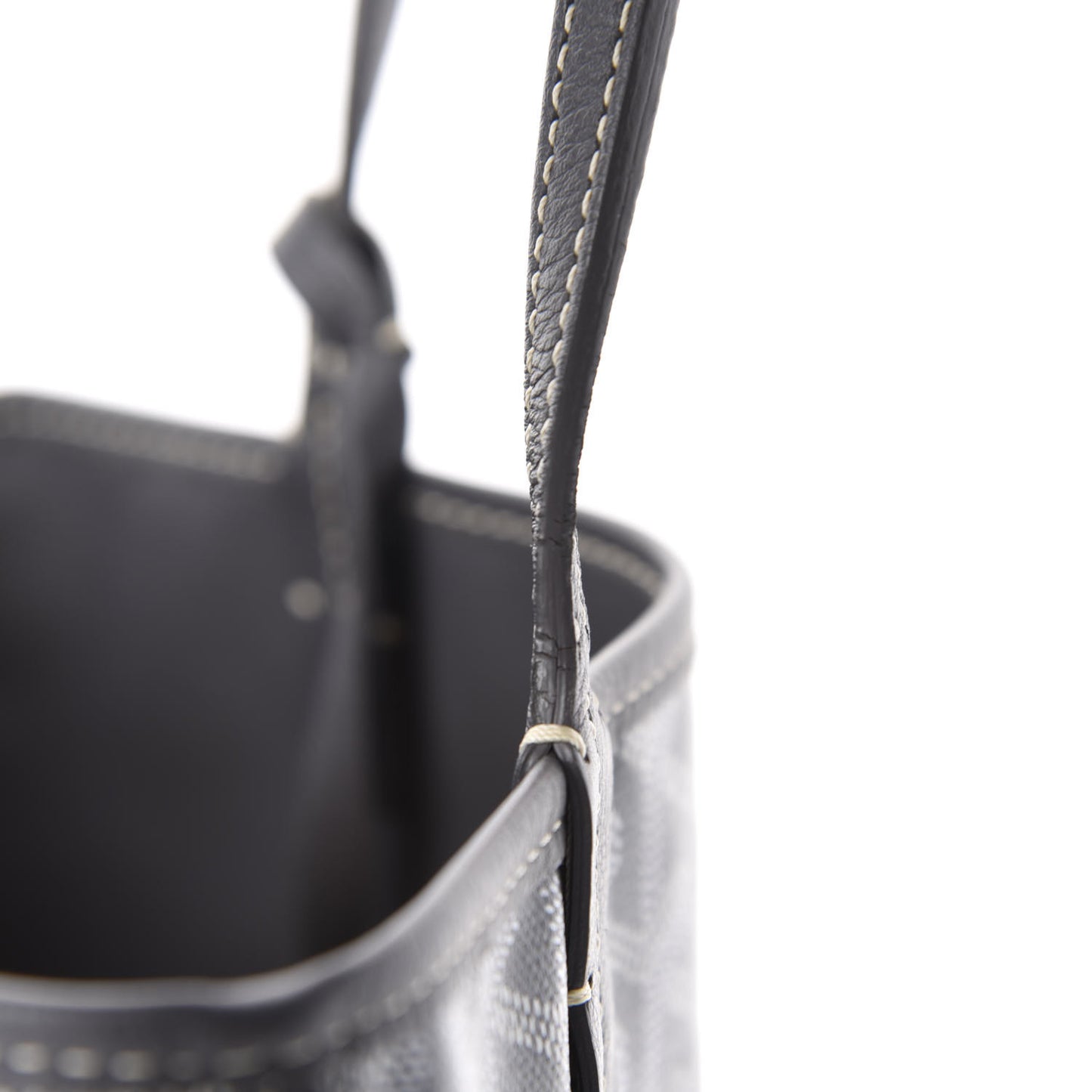 Goyardine Reversible Mini Anjou Grey