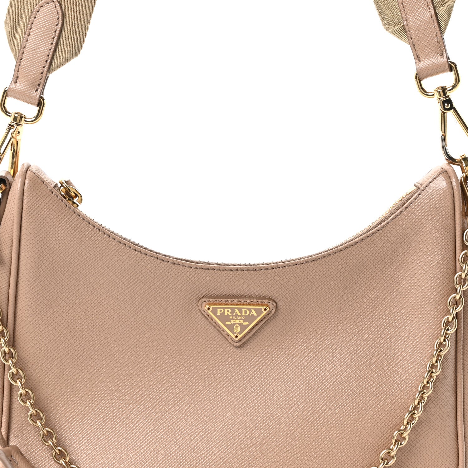 Prada Saffiano Lux Re-Edition 2005 Shoulder Bag Cammeo 8 of 10