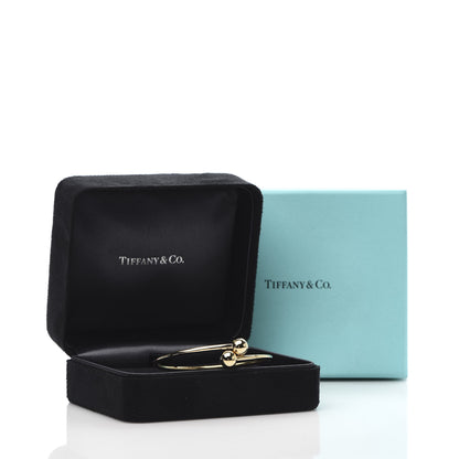 Tiffany 18K Yellow Gold 8mm HardWear Ball Bypass Bracelet 5 of 5