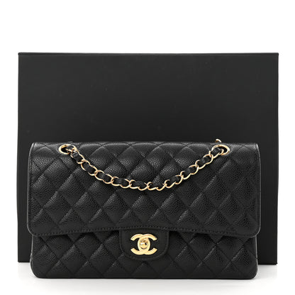 Chanel Caviar Quilted Medium Double Flap Black 11 of 11