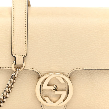 Gucci Dollar Calfskin Interlocking G Crossbody Bag Mystic White 10 of 14