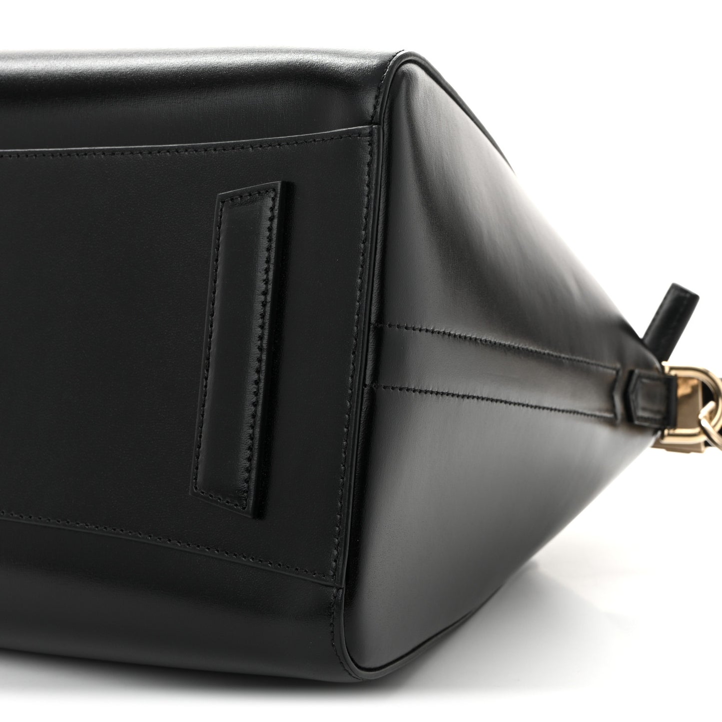 Shiny Lord Calfskin Medium Antigona Black