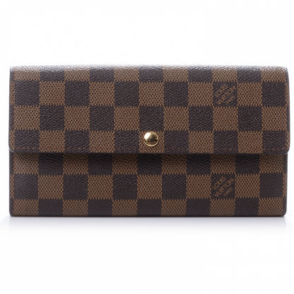 Louis Vuitton Damier Ebene Sarah Wallet 1 of 7