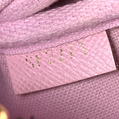Louis Vuitton Monogram 2021 Christmas Animation Japanese Garden Mini Pochette Accessories Wisteria Pink 7 of 7