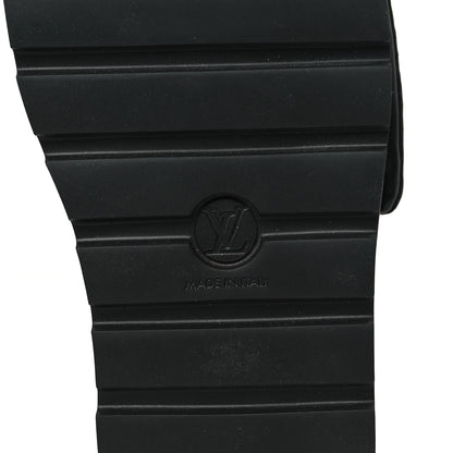 Louis Vuitton Nylon Monogram Womens Pool Pillow Comfort Mules 40 Black 6 of 9