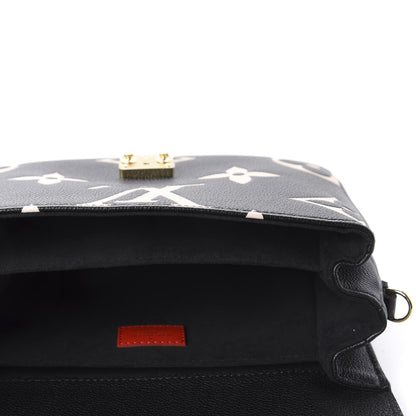 Louis Vuitton Empreinte Monogram Giant Crafty Pochette Metis Black Creme 4 of 8
