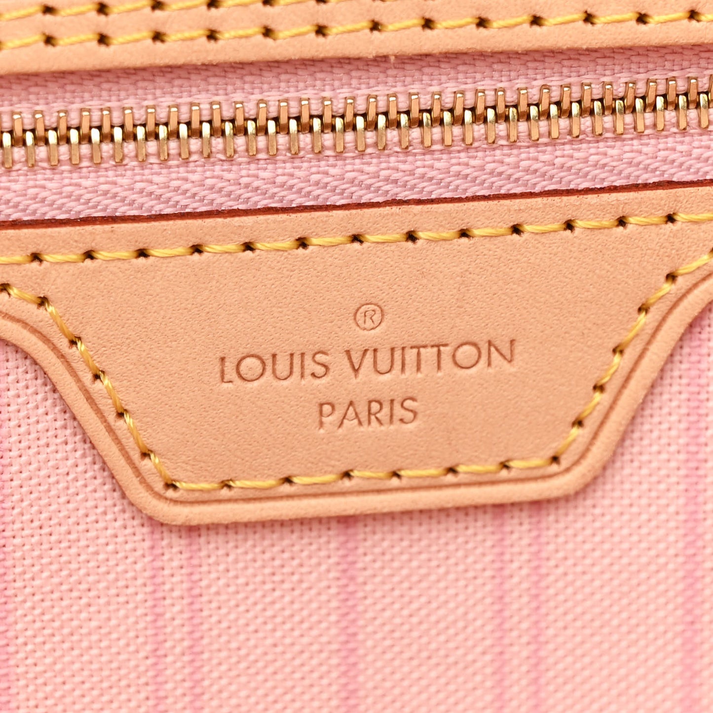 Damier Azur Neo Neverfull MM Rose Ballerine